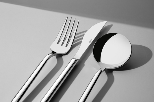 SOFIA GOLD+MIRROR 3CM GOLD - 89 PIECE - 12 PERSON - BOXED CUTLERY SET