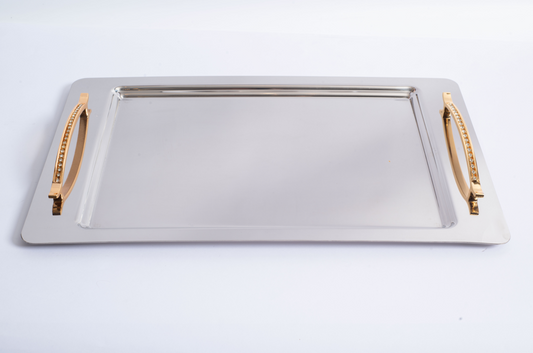 RANA GOLD+MIRROR - TRAY SET - 2-PIECE