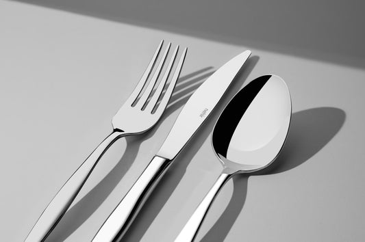 ZARIF GOLD+MIRROR 3CM GOLD - 89 PIECE - 12 PERSON - BOXED CUTLERY SET