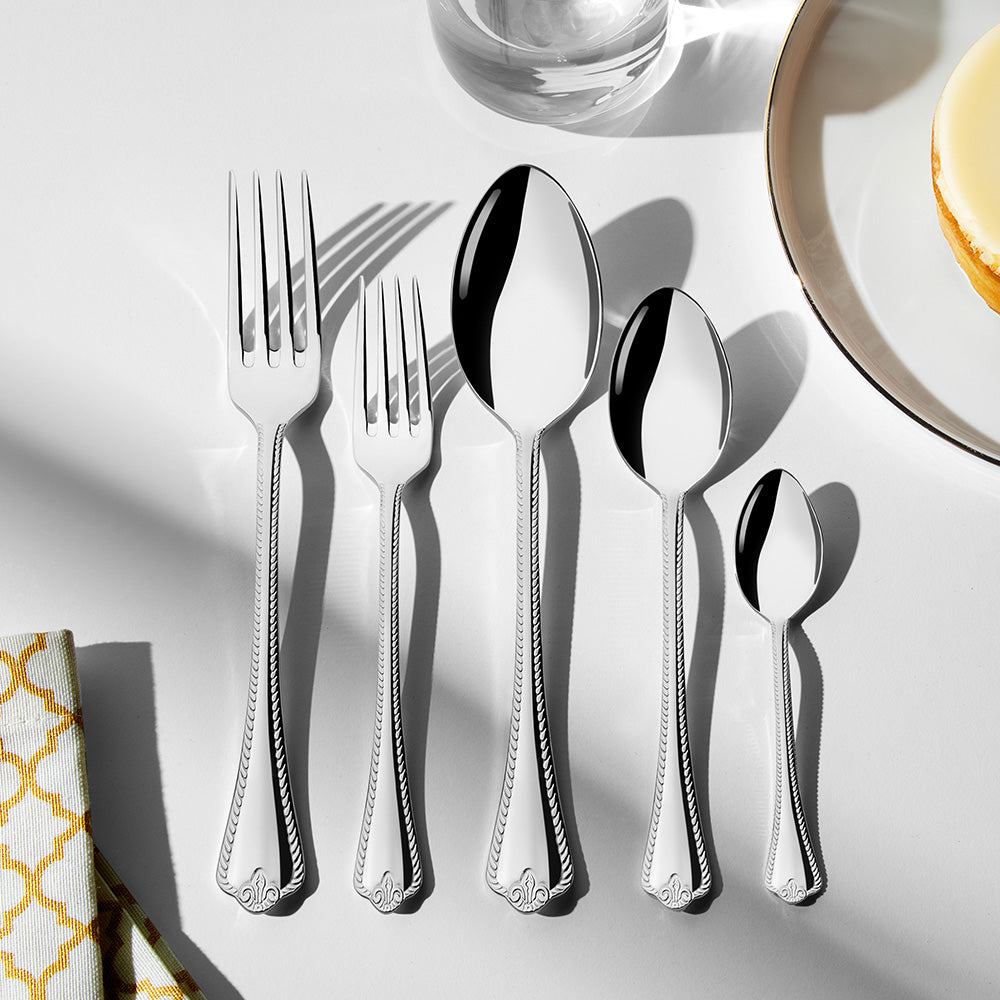 طقم أدوات مائدة FULYA MIRROR FINISH - 12 شخصًا - 89 قطعة - صندوق
