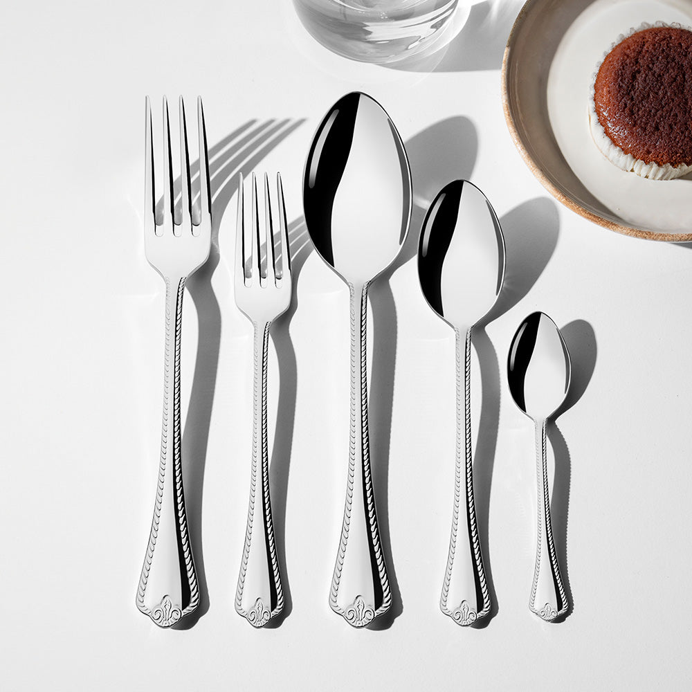 طقم أدوات مائدة FULYA MIRROR FINISH - 12 شخصًا - 89 قطعة - صندوق