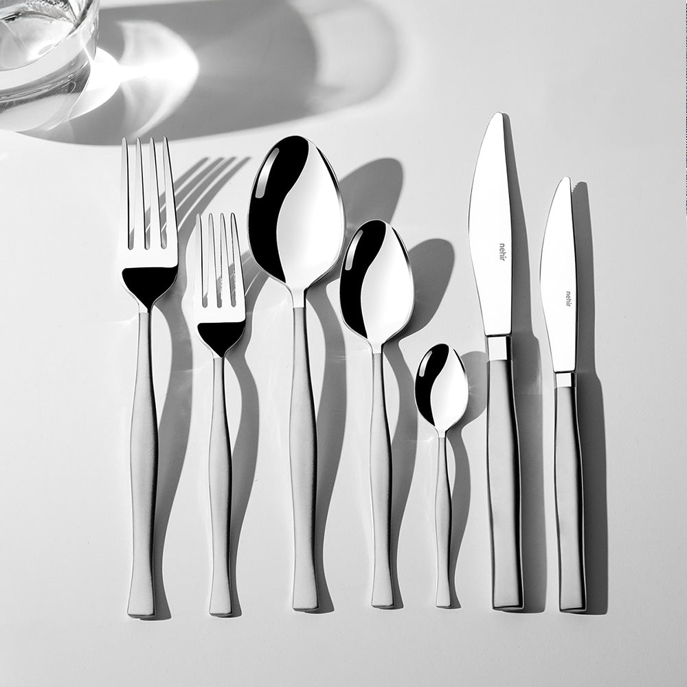 ZARIF SANDBLAST - 89 PIECE - 12 PERSON - BOXED CUTLERY SET