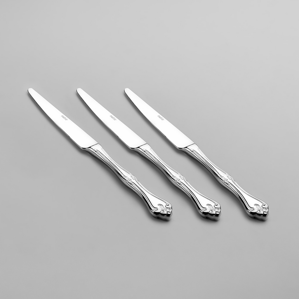 LALEZAR MIRROR FINISH - 89 PIECE - 12 PERSON - BOXED CUTLERY SET