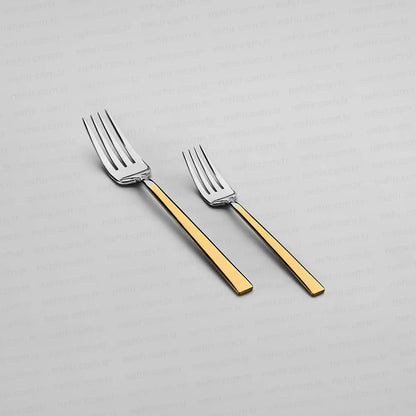 DALYAN GOLD+MIRROR - 89 PIECE - 12 PERSON - BOXED CUTLERY SET