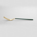 DALYAN - COLORS - Green + Gold -12 Person - 89 Piece - Boxed Cutlery Set