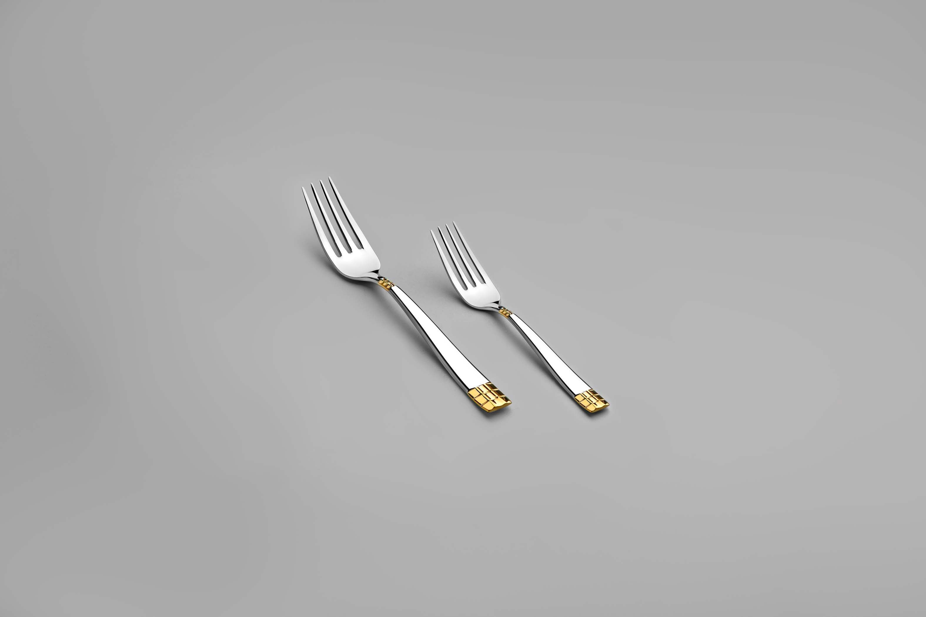 DIDIM GOLD+MIRROR - 89 PIECE - 12 PERSON - BOXED CUTLERY SET