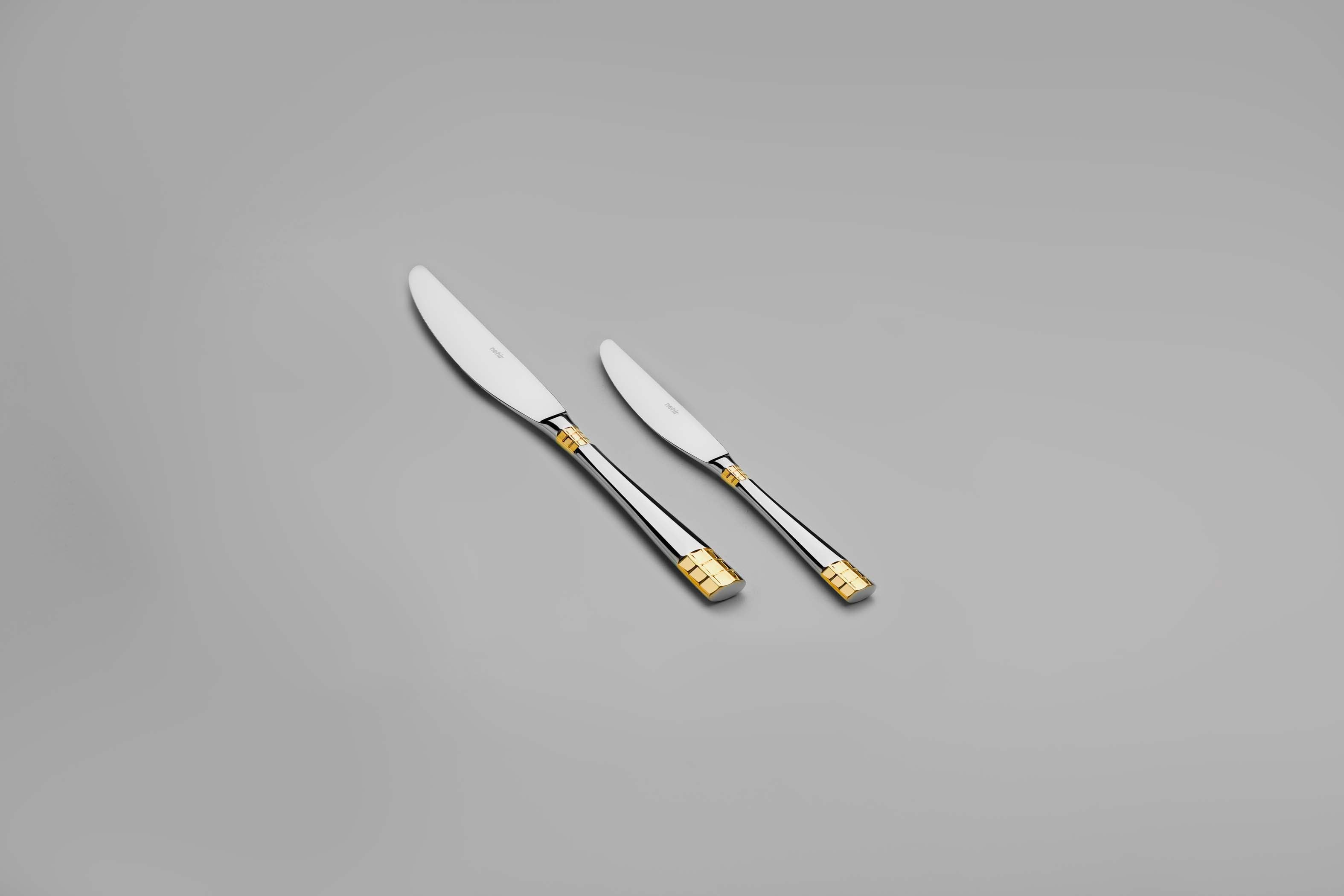 DIDIM GOLD+MIRROR - 89 PIECE - 12 PERSON - BOXED CUTLERY SET