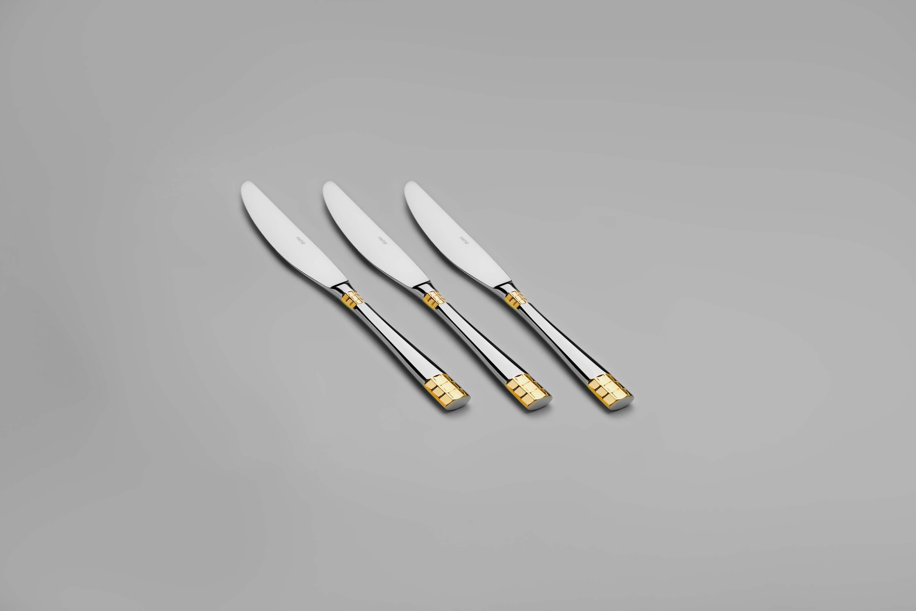 DIDIM GOLD+MIRROR - 89 PIECE - 12 PERSON - BOXED CUTLERY SET