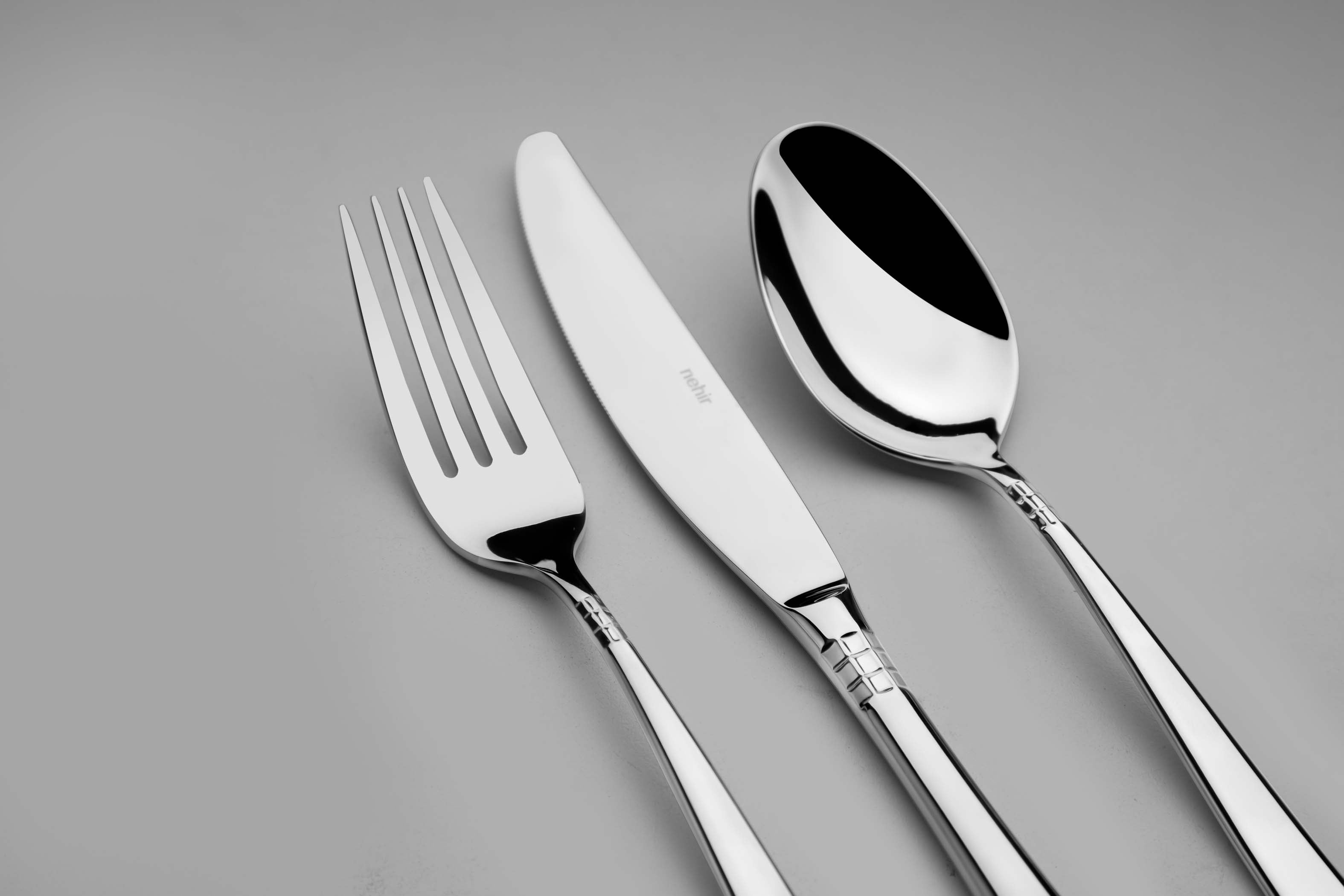 DIDIM MIRROR FINISH - 89 PIECE - 12 PERSON - BOXED CUTLERY SET