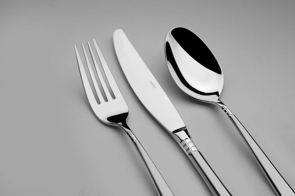 DIDIM SANDBLAST - 89 PIECE - 12 PERSON - BOXED CUTLERY SET