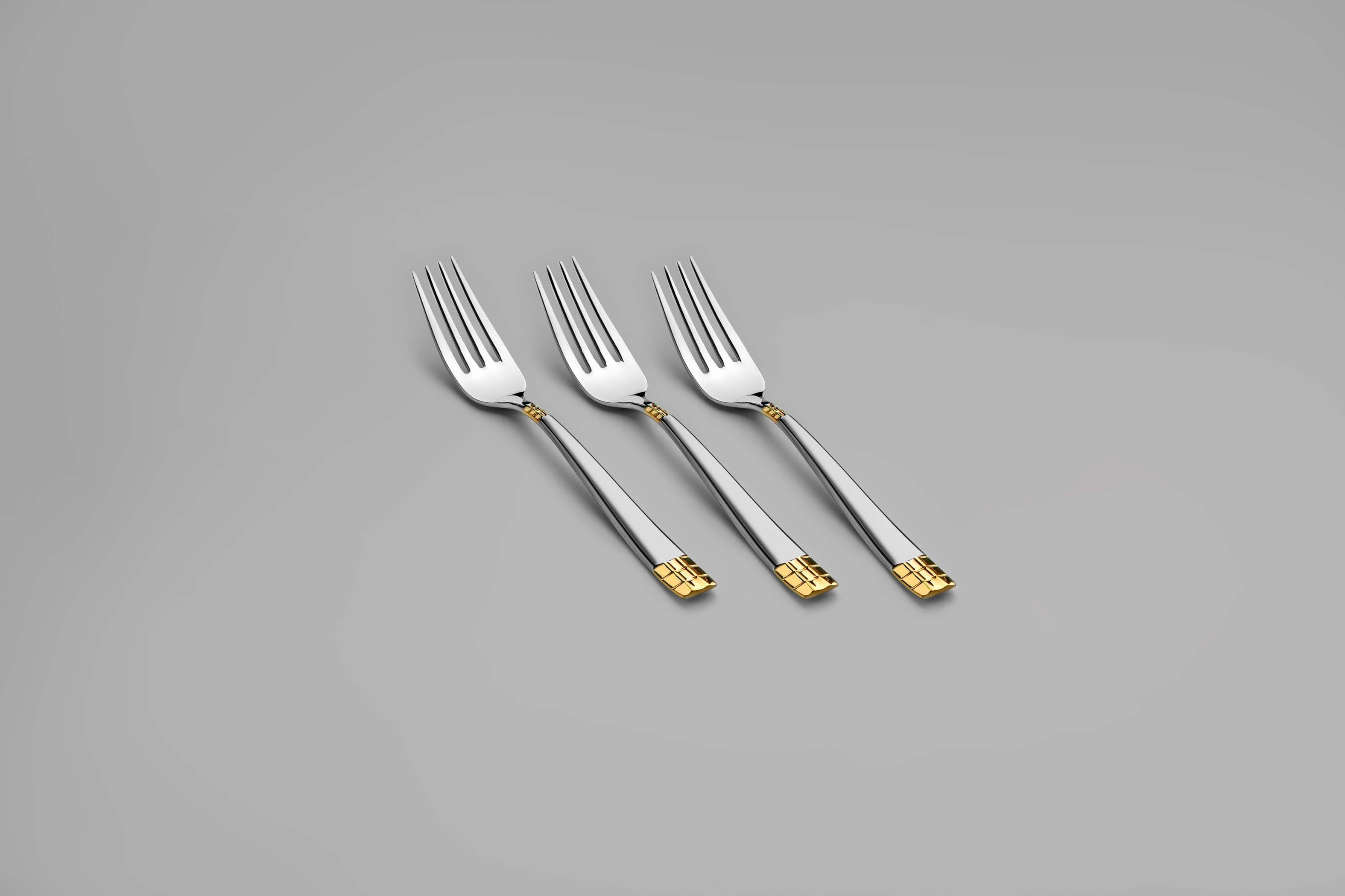 DIDIM GOLD+SANDBLAST - 89 PIECE - 12 PERSON - BOXED CUTLERY SET