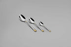 DIDIM GOLD+SANDBLAST - 89 PIECE - 12 PERSON - BOXED CUTLERY SET