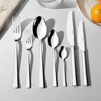DENIZ MIRROR FINISH - 89 PIECE - 12 PERSON - BOXED CUTLERY SET