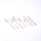 DALYAN GOLD+SANDBLAST - 3CM GOLD - 89 PIECE - 12 PERSON - BOXED CUTLERY SET