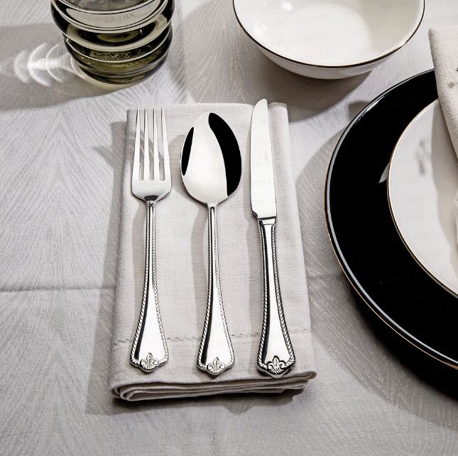 FULYA MIRROR FINISH - 89 PIECE - 12 PERSON - BOXED CUTLERY SET