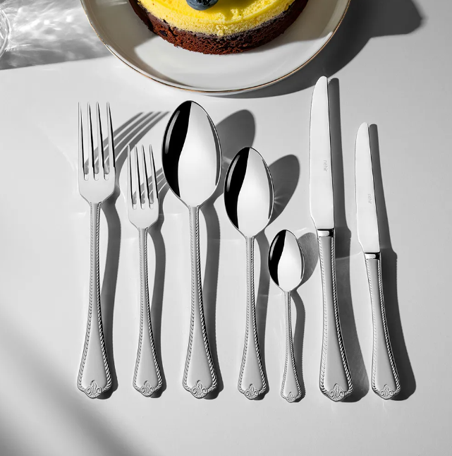 FULYA SANDBLAST - 89 PIECE - 12 PERSON - BOXED CUTLERY SET