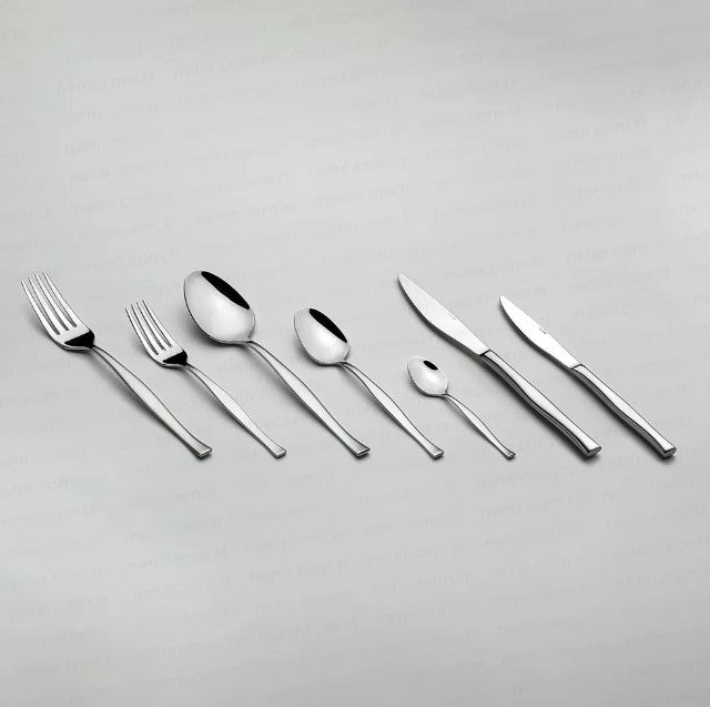 ZARIF MIRROR FINISH - 89 PIECE - 12 PERSON - BOXED CUTLERY SET