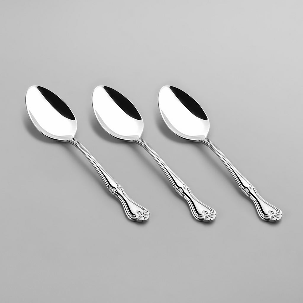 LALEZAR MIRROR FINISH - 89 PIECE - 12 PERSON - BOXED CUTLERY SET