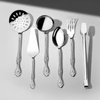LALEZAR SANDBLAST - 89 PIECE - 12 PERSON - BOXED CUTLERY SET