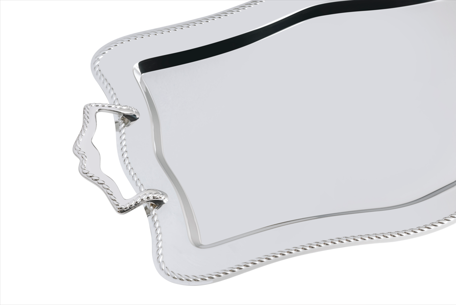 ZINCIR MIRROR FINISH - TRAY SET - 2-PIECE