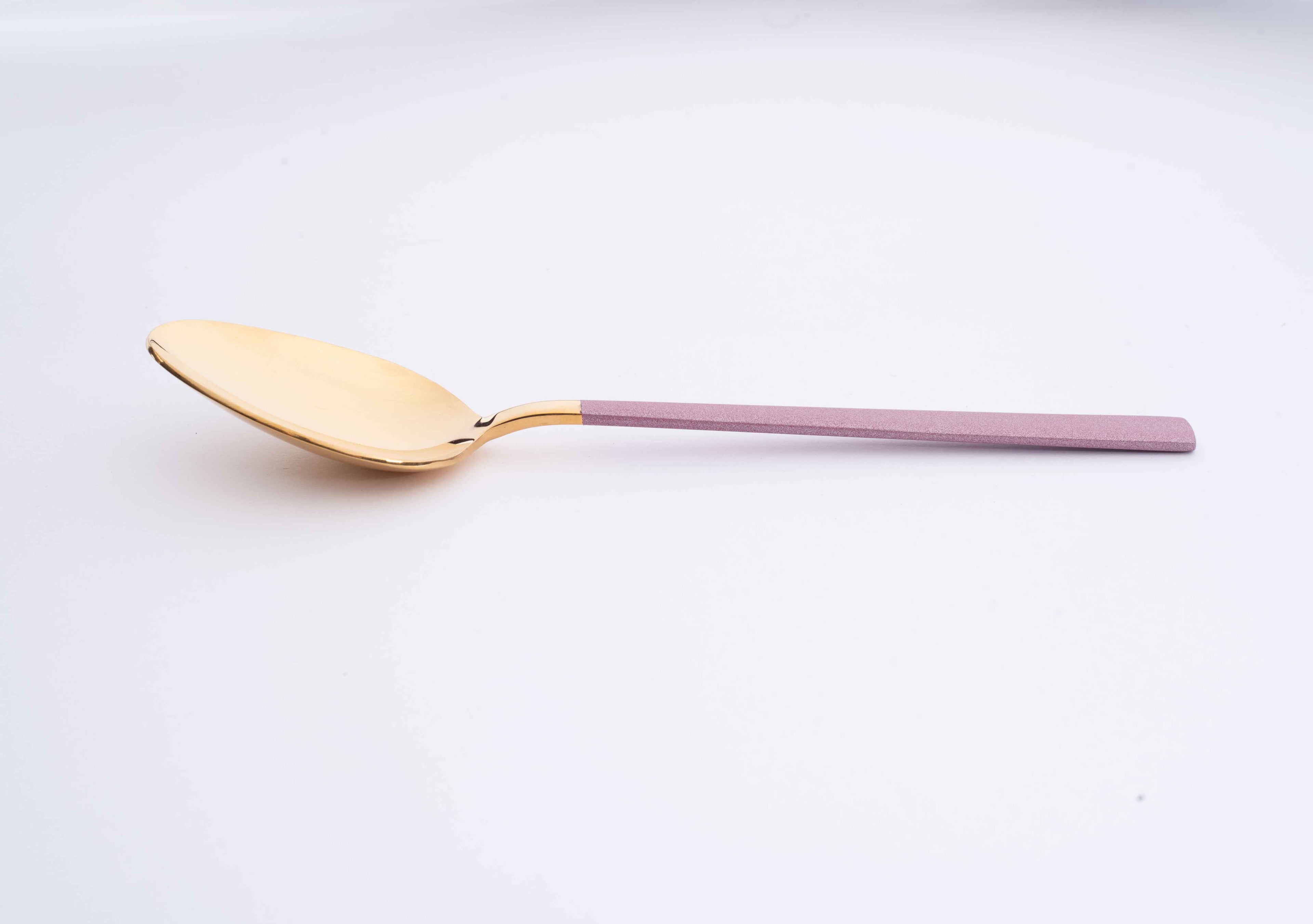 DALYAN - COLORS - Pink + Gold - 12 Person - 89 Piece - Boxed Cutlery Set