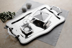 ZINCIR MIRROR FINISH - TRAY SET - 2-PIECE