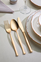 ZARIF TITANYUM MAT - 89 PIECE - 12 PERSON - BOXED CUTLERY SET